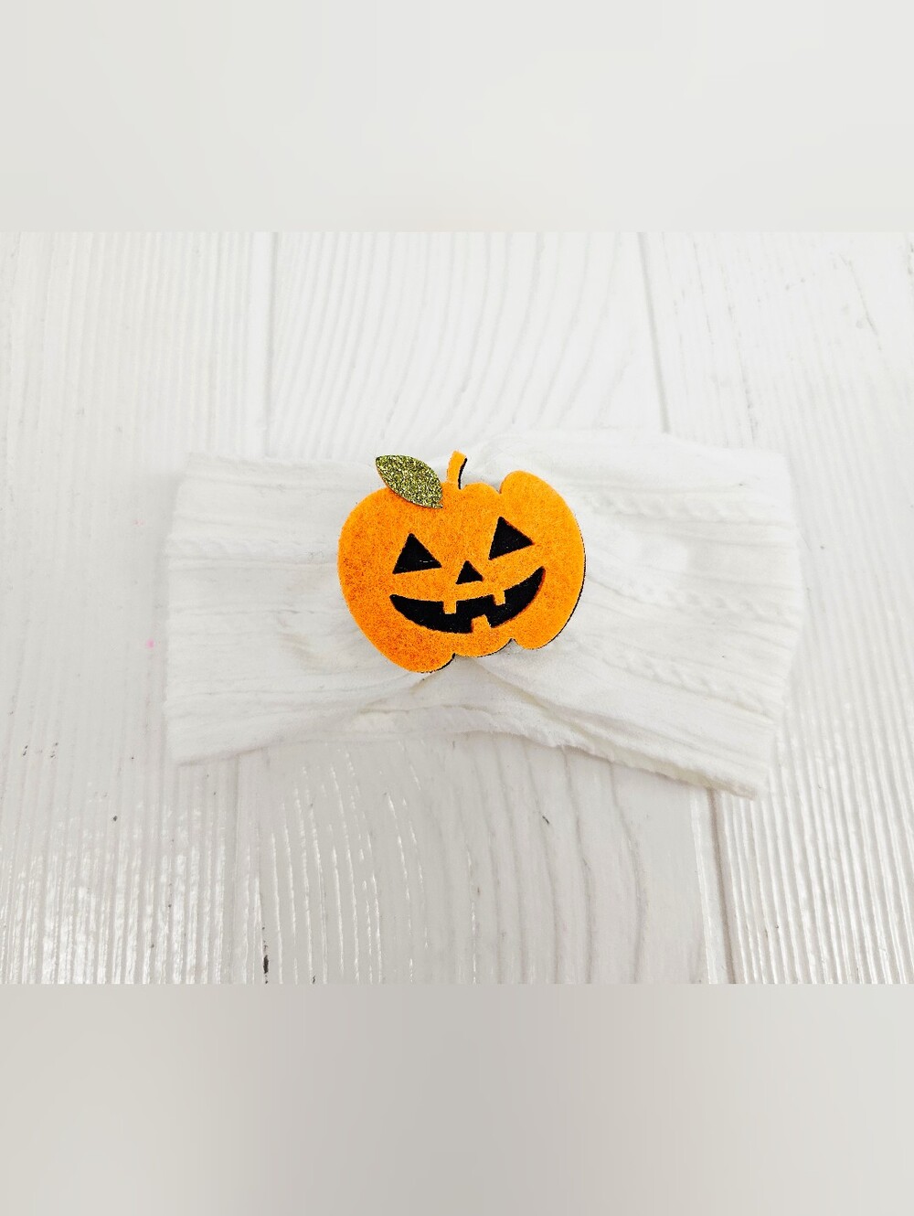 Baby Girls Pumpkin Headband